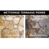 Nettoyage terrasse pierre