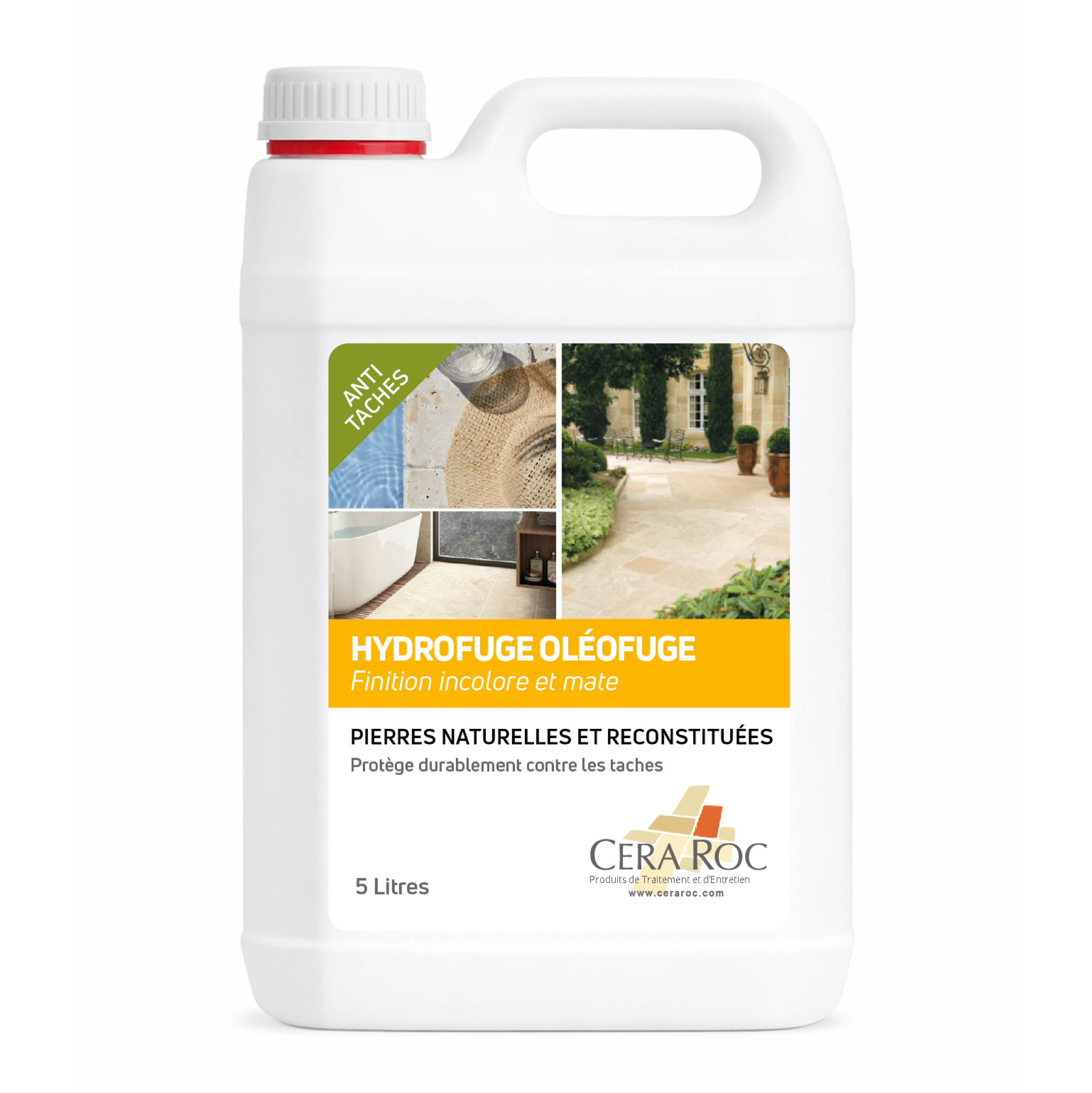 Bidons actuels Hydrofuge travertin incolore mat CERA ROC